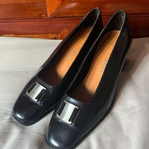 Bally Women's Black Leather Heels